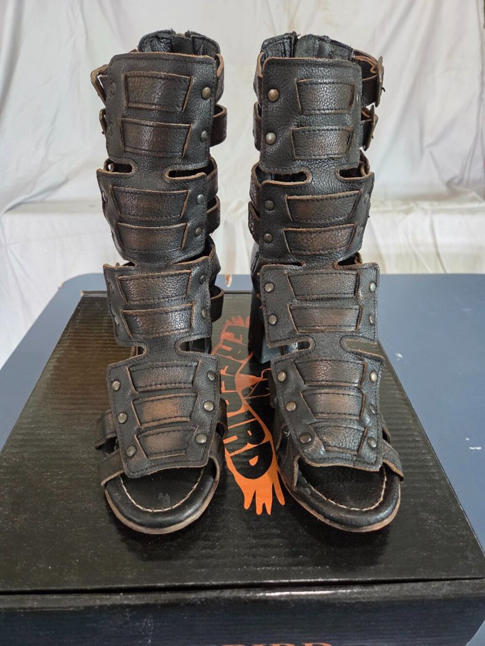 *Brand New* Freebird Zeus Black Sandal, Size 9